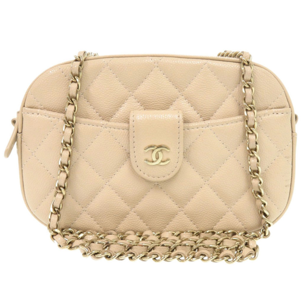 Chanel Coco Mark Matelassé Caviar Skin Gold Hardware Random Serial Number Bei...